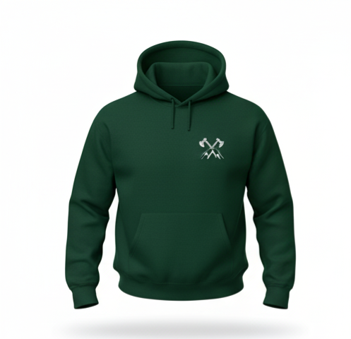 Green Casual Hoodie